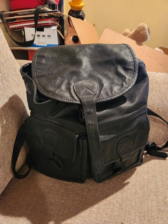 black back pack bag main image 2